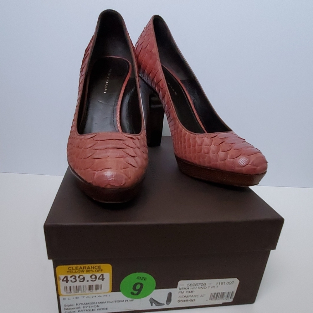 Elie Tahari - Python "Mika" Platform Pump - image 3